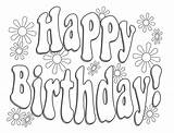 Birthday Pages Personalized Coloring Getcolorings Appealing Happy sketch template
