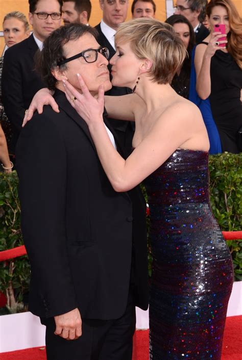 Jennifer Lawrence Kissed Director David O Best Kisses At 2014 Award