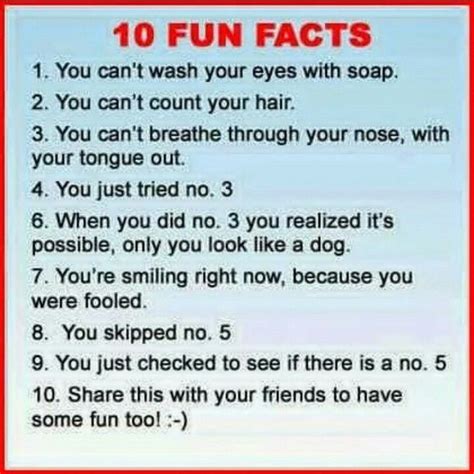 ten fun facts funny facts fun facts funny quotes