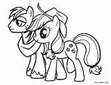 Pony Coloring Little Pages Friendship Magic Friends Luna Getcolorings April Getdrawings sketch template