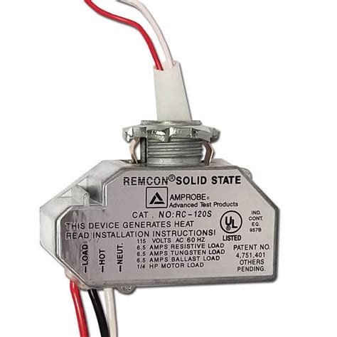 voltage remcon relay switch rcs  volt closet light relays