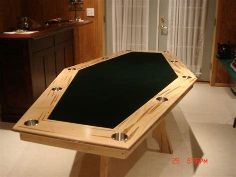 custom   sided maple game table  harman wood design