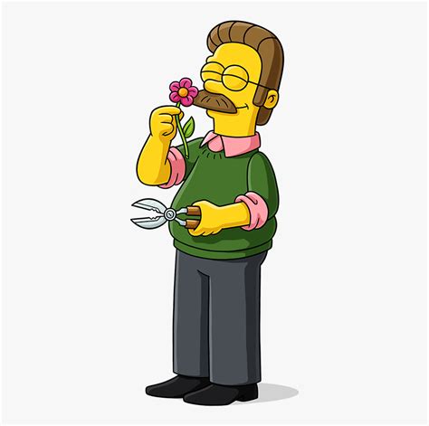 thomas dafoe studios  simpsons characters png pack ned flanders  background transparent