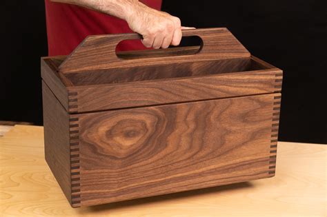 solid wood toolbox