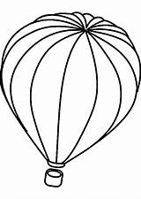 Air Hot Balloon Coloring Transportation Pages Printable Coloriage Kb sketch template