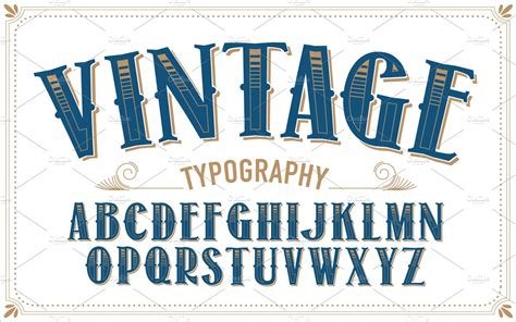 vintage typography vector custom designed illustrations ~ creative market
