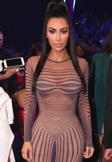 kim kardashian s people s choice awards dress 2018 popsugar fashion