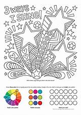 Doodles Superstar Tweens Perforated Empowering Friendly sketch template