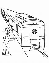 Metro Coloring Subway Passenger Train Pages Waiting Drawing Kids Mta Getdrawings Printable Popular Line sketch template
