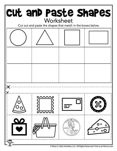 cut  paste shapes worksheets woo jr kids activities childrens