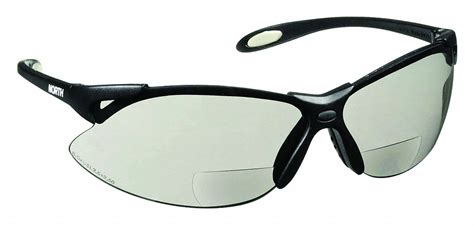 honeywell uvex gray scratch resistant bifocal safety reading glasses