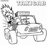 Taxi Coloring Cab Pages Getcolorings Comments sketch template