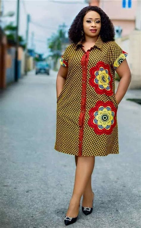 ankara shirt dress styles  ladies  virnasa