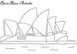 Coloring Opera Sydney House Kids Colouring Drawing Pages Studyvillage Operah Building Landmarks Australia Print Famous Worksheet Printable 1450 43kb Simple sketch template