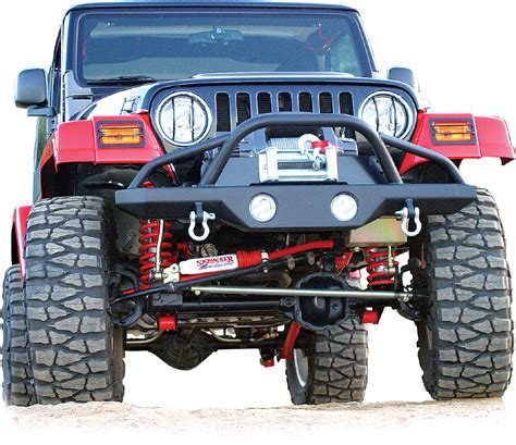 rampage products front recovery bumper  stinger    jeep wrangler yj tj unlimited