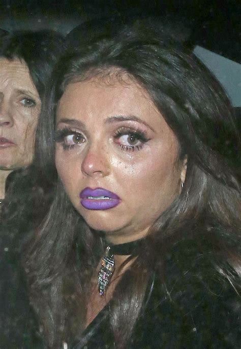 jesy nelson left little mix s album party in tears after a rumoured