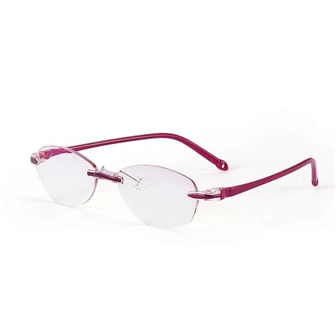 unisex anti blue light reading glasses eyeglasses rimless eyewear
