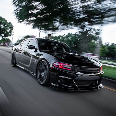dodge charger black bomb   meaty scat pack autoevolution