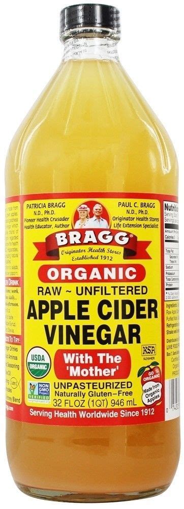 Bragg Organic Apple Cider Vinegar With Mother 32 Fl