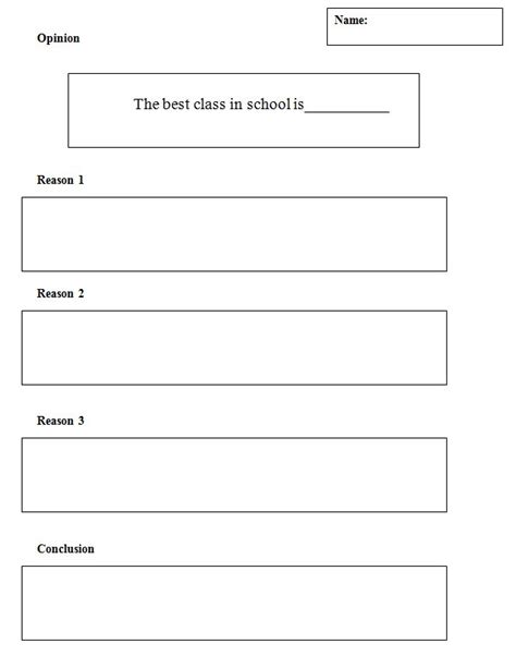 common core opinion writing template   computer lab