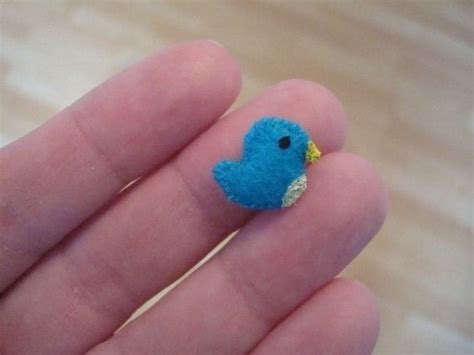 micro mini tiny birdie miniature bird plush toy  sparklerama  miniatures etsy tiny