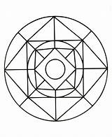 Coloriage Forme Geometrique Géométriques Maternelle Mandalas Nouveau Géométrique sketch template