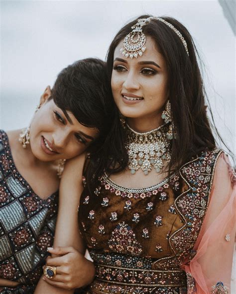 Indian Lesbian Couple Noora And Adhila Wedding Photoshoot Indian