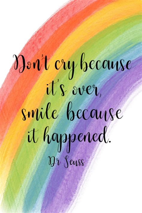 dont cry    dr seuss quote etsy