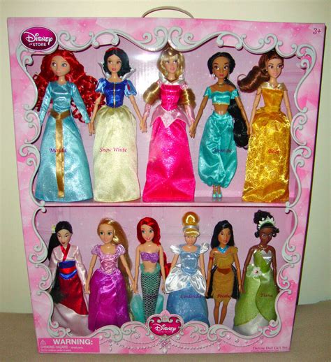 disney store princess classic 12 doll collection w 11 dolls ariel cinderella ebay