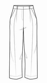 Trouser Template sketch template