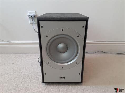 excellent infinity   watts peak front firing powered subwoofer ps  sale canuck audio
