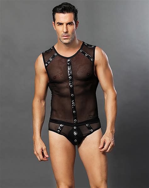 men s mesh bodysuit wholesale lingerie sexy lingerie china lingerie