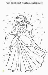Princess Christmas Pages Coloring Malvorlagen 2200 Disney Divyajanani sketch template