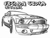 Mustang Coloring Pages Ford Shelby Gt Car Cobra Color Boss Coupe Place 1969 Tocolor sketch template