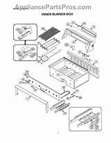 Burner Box Inner Parts Thermador Appliancepartspros sketch template