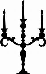 Candelabra Silhouette Clipart Clip Simple Store Cliparts Stencils Cameo Shape Think Scroll Saw Library Silhouettes Signs Clipground Visit sketch template