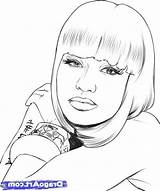 Minaj Nicki Coloring Pages Sheet Nikki Singer Printable Designlooter Choose Board Template Sketch sketch template