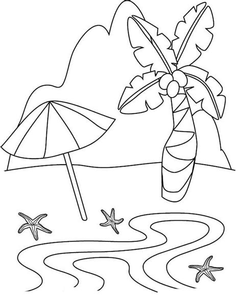 pin  colornimbus  beach vacation coloring pages beach coloring
