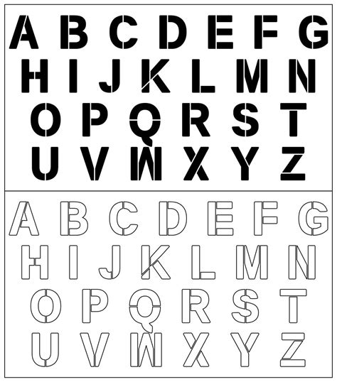 printable alphabet block letters customize  print