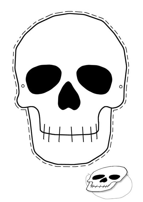 skull craft halloween masken basteln masken basteln totenkopf vorlage