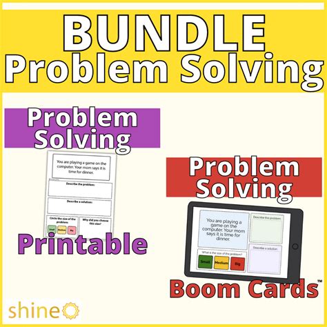 bundle problems solutions  problem size shine speech activities