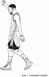 Curry Coloring Pages Steph Basketball Warriors Nba Golden State Drawing Player 2021 sketch template