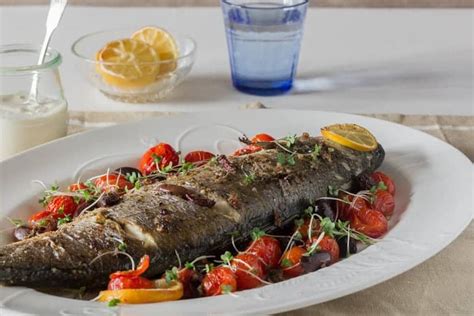 Whole Baked Sea Bass Recipe Recipes From A Pantry