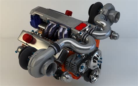 twin turbo  engine  samcurry  deviantart