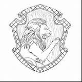 Gryffindor Crest Potter Coloring Harry Hogwarts Pages Ravenclaw House Slytherin Houses Drawing Pottermore Ausmalbilder Griffindor Hufflepuff Printable Template Wappen Badge sketch template