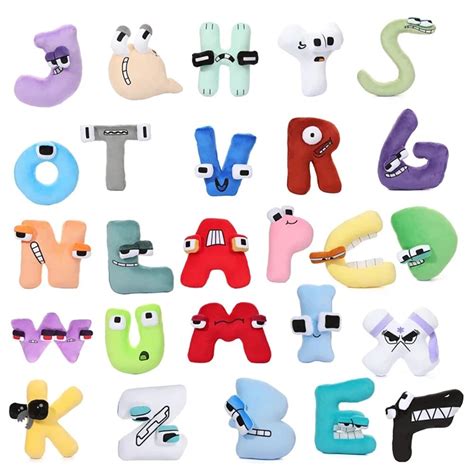alphabet lore   plush toy stuffed animal plushie doll toys gift