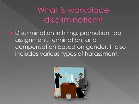 ppt gender workplace discrimination powerpoint presentation free