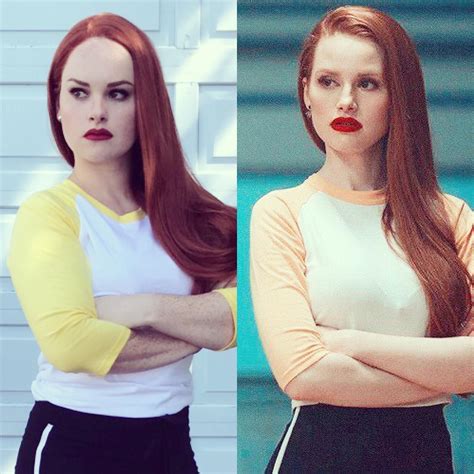 [self] Side By Side Of My Cheryl Blossom Cosplay For Rose City Comic