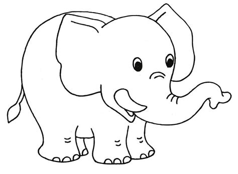 dibujo  colorear elefante reverasite