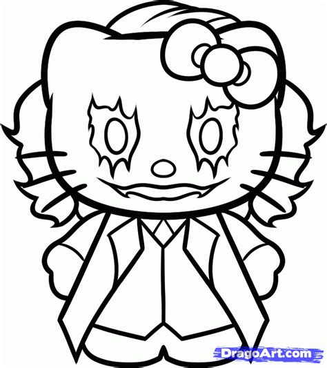 kitty zombie coloring pages coloring  drawing